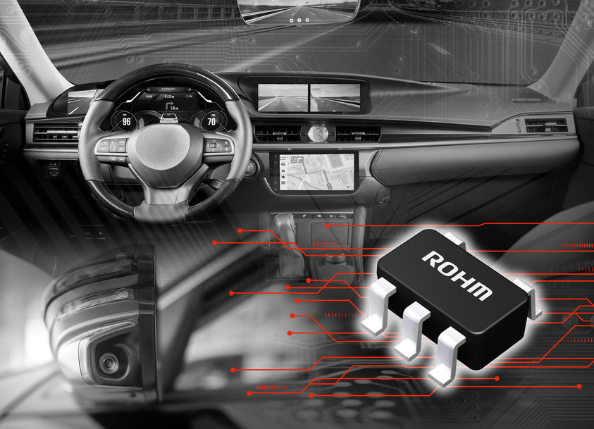 Nuovi regolatori LDO da 300 mA per il settore automotive di ROHM, compatti e destinati ai sensori ADAS ad alte prestazioni